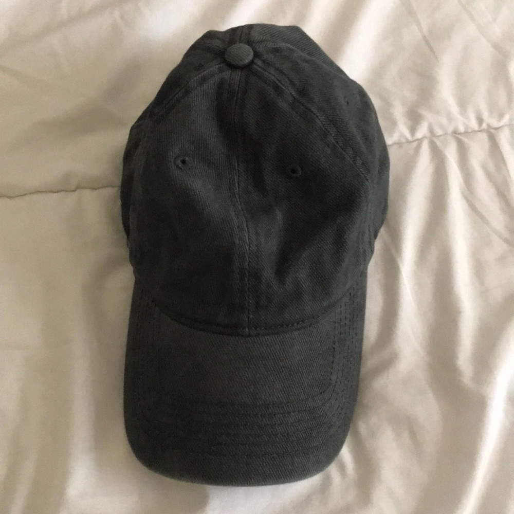 Gray baseball cap